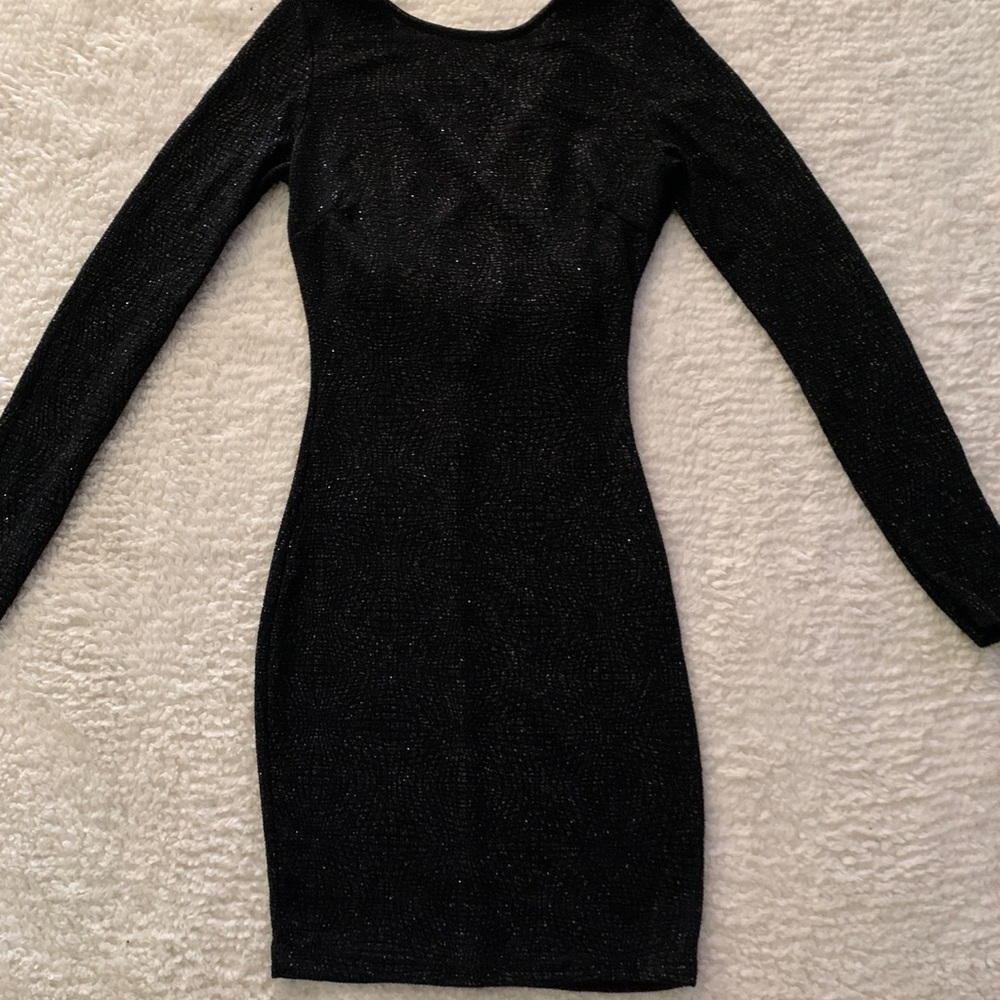 Black long sleeve dress